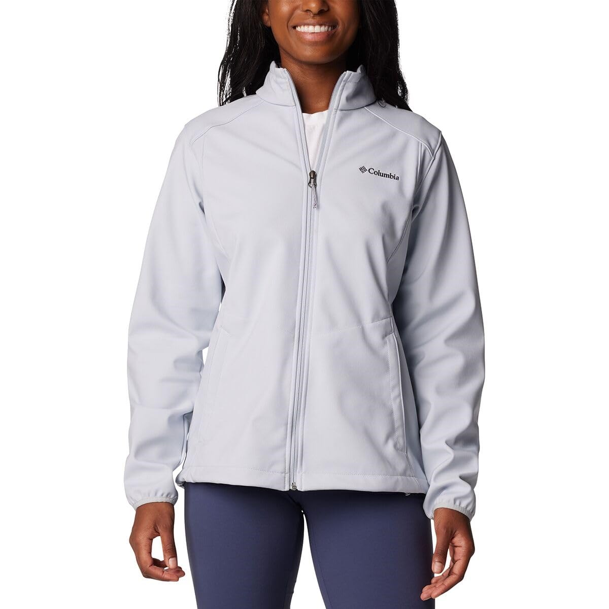 columbia women's alpine fir windproof fleece lined softshell hooded jacket